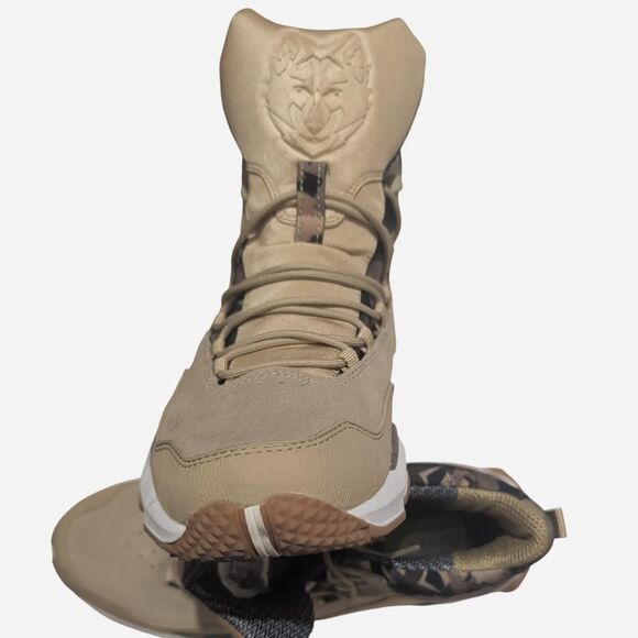 RAX Wild Wolf Mid Hiking Boots Mens 10.5 Desert Suede Camo Trail Walking Shoes main image 6